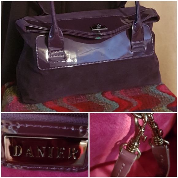 DANIER Suede / Pantent Bag